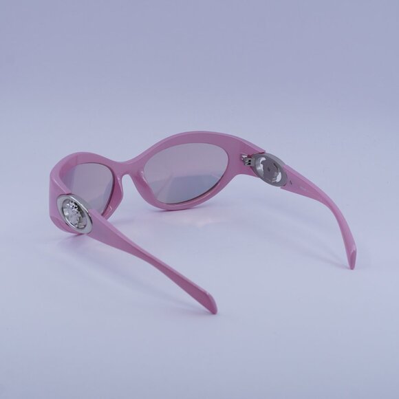 Versace VE4485 5521/Z Sunglasses Shiny Pink Cat Eye Frame, Pink Lenses main image 8